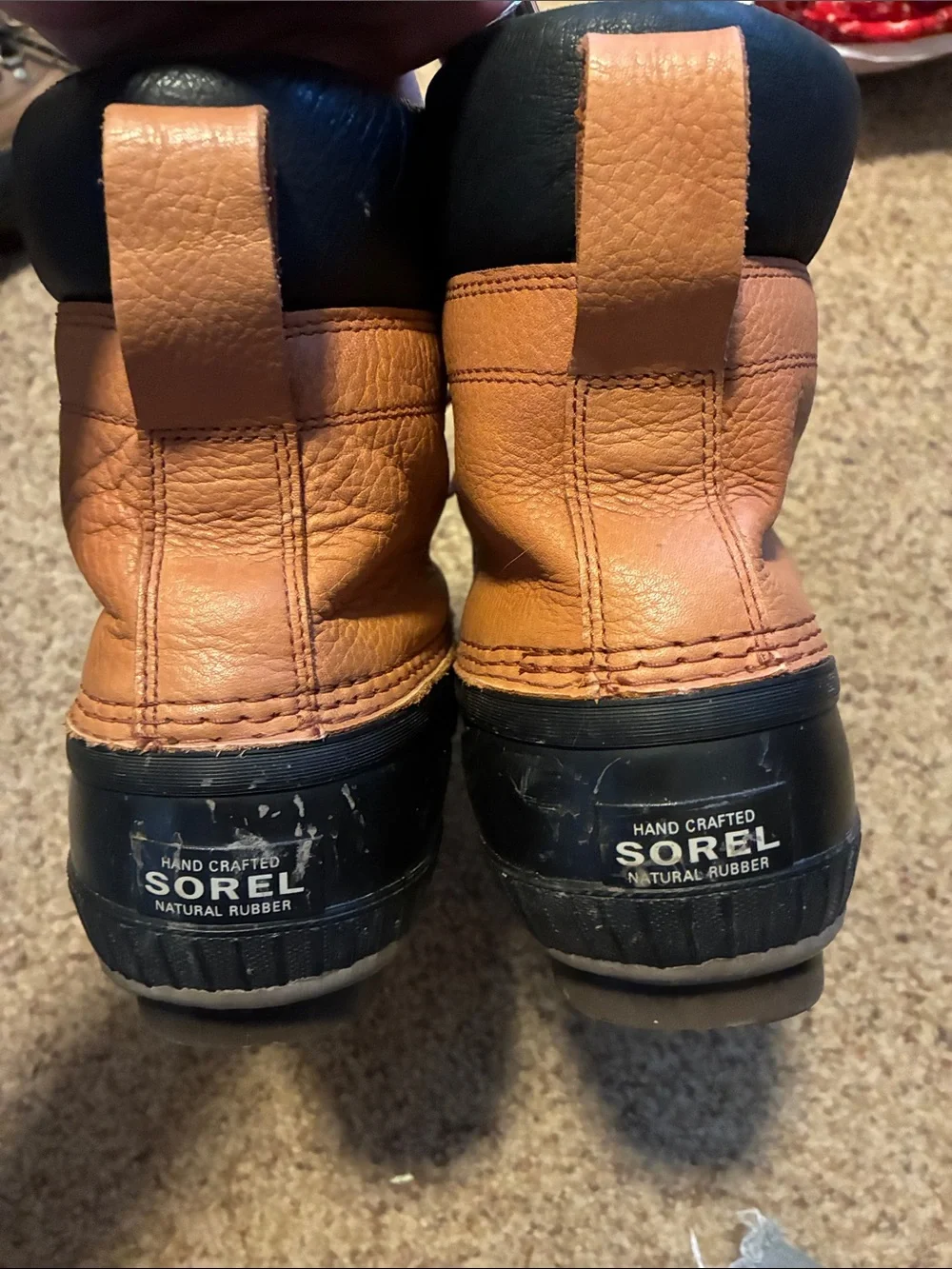 Sorel Brown and Black Men’s Rain & Snow Boots